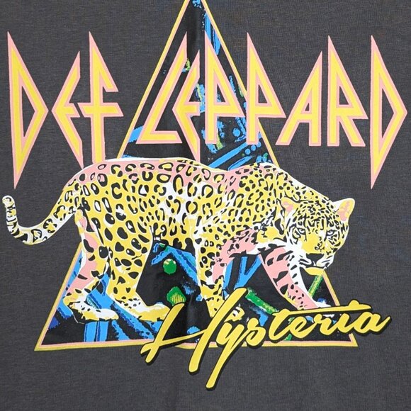(2/$20) Def Leppard Hysteria Leopard Tee - Picture 6 of 8